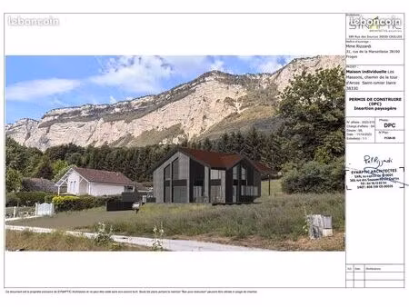 terrain de 2143 saint-ismier (1271 m² constructible)