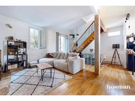 coup de cœur - duplex 3 pièces sur jardin - lumineux et calme - quartier bécon - courbevoi