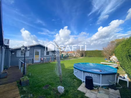 vente terrain 517 m² looberghe (59630)