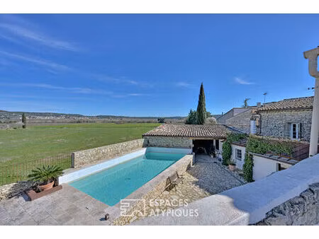 l'âme d'un prieuré : propriété avec piscine et vue