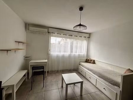 studio 27 m² climatisé – quartier sablassou – castelnau-le-lez