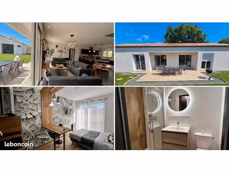 studio meublé  terrasse  jardin  jacuzzi billard ping-pong