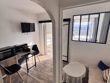 appartement meublé 26m2+ balcon+ cave