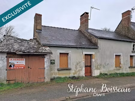 vente maison 3 pièces 55 m² à bazouges-sur-le-loir (72200)  43 000 €