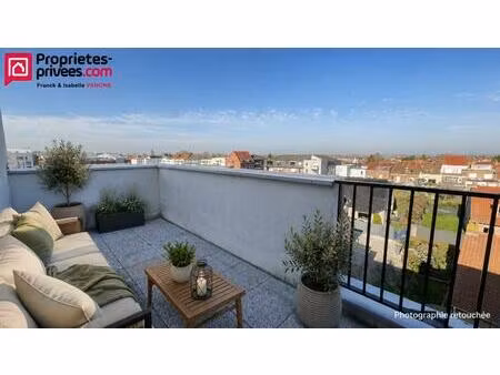 dernier etage beau t2 au calme - 38m² - grand balcon - place de parking