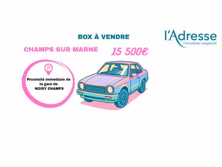 vente parking / box 1 pièce  15.00m²  champs