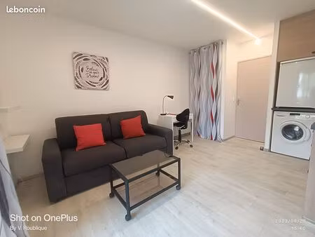 etudiant - avril à juin studio dans résidence avec piscine  parking privé  wifi  proche pl