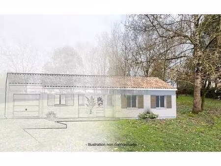 terrain avec maison neuve à vendre