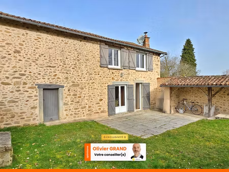 maison en pierre avec grange et jardin - calme et campagne