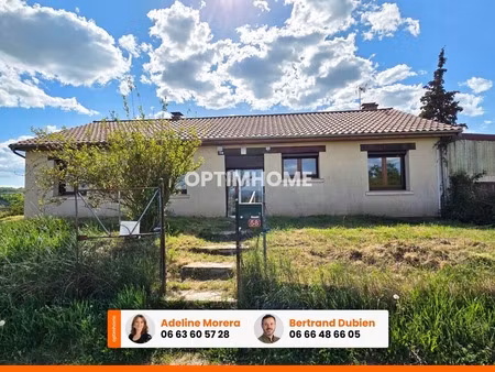 *** maison plain-pied a renover avec jardin et dependance *** estandeuil 63520 ***