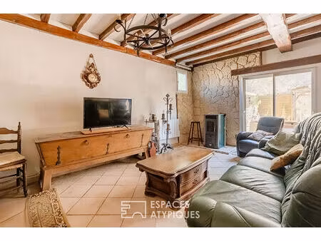 maison de village à rénover - terrasse tropézienne & grand garage - cuxac-d'aude