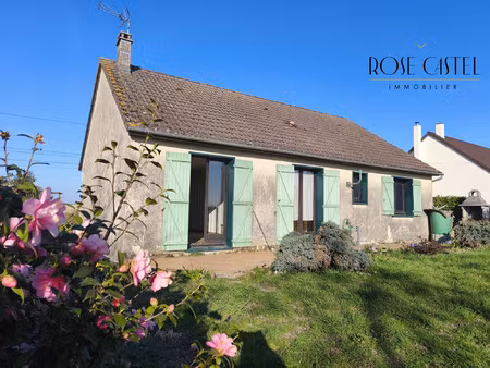 maison de plain-pied de 87.05 m2. 3 chambres. sous-sol total. ja