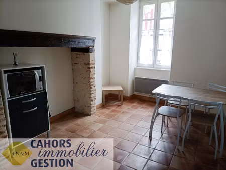 t1bis - meublé - coeur de ville - cahors