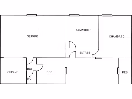 location appartement 3 pièces 65m² courpiere 63120
