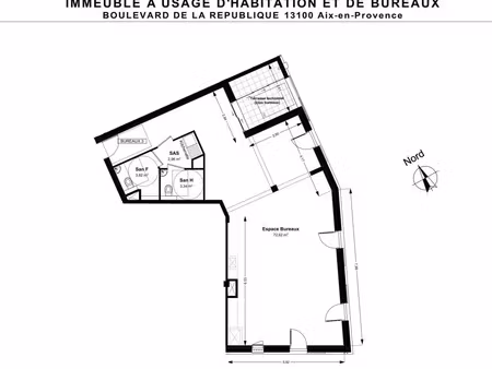 vente bureau aix-en-provence (13100)