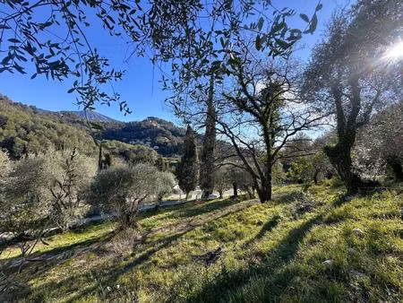 achat terrain 2 200m² gorbio 06500