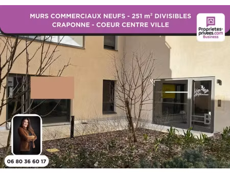 murs professionnels 250 m² - craponne - coeur centre