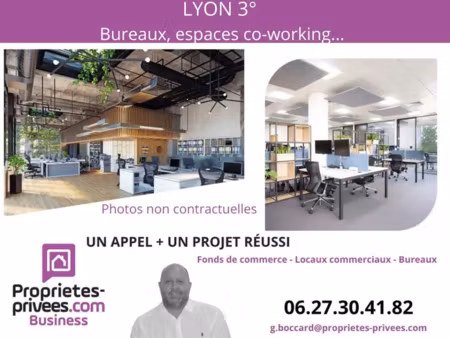 69003 lyon - espace coworking 175 m²