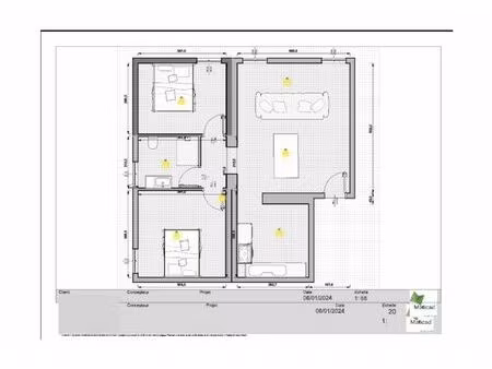 vente appartement 3 pièces 65 m2 à olmeto