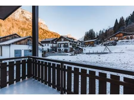 joli duplex situé au cœur de l’authentique village de sixt-fer-à-cheval.