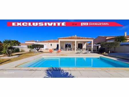 magnifique villa de 140m2 avec garage et piscine sur 1141m2 de terrain