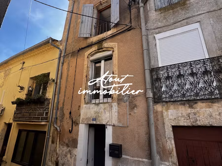 au coeur de nébian  maison de village entièrement rénovée f3