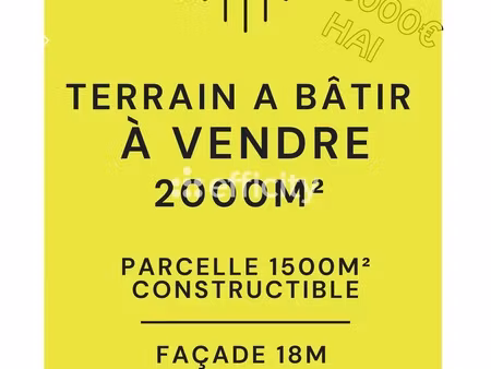 terrain - 2000 m²