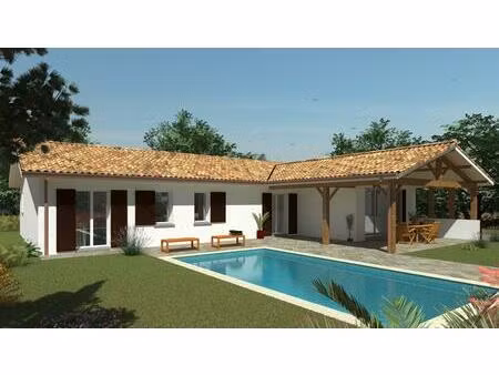 vente maison à construire 90 m² mios (33380)