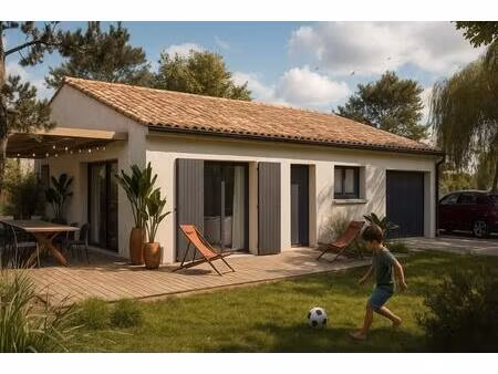 vente maison à construire 90 m² saucats (33650)