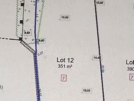 vente terrain à vérines (17540) : à vendre / 351m² vérines