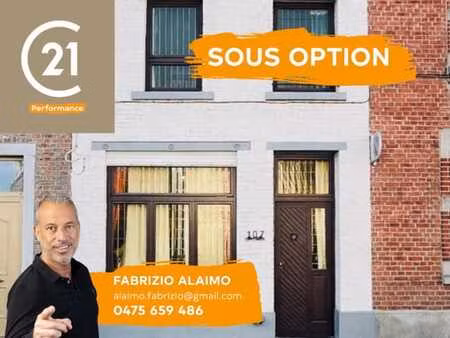 sous option - maison 3 chambres bien située avec grand jardi