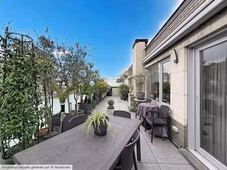 appartement penthouse 3 chambres + 2 garages box