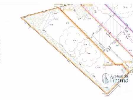 vente terrain à briollay (49125) : à vendre / 673m² briollay