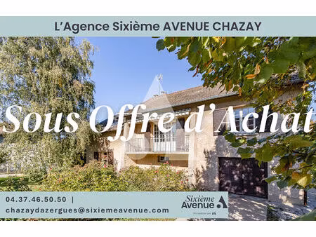 vente maison 8 pièces 209 m² chazay-d’azergues (69380)