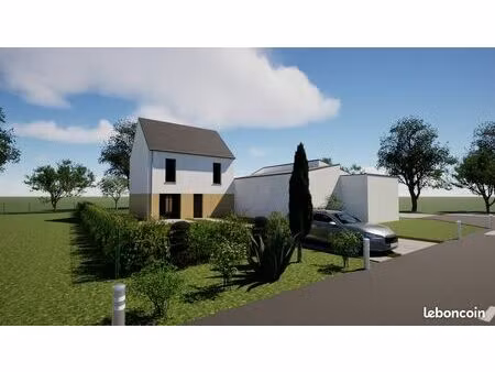 terrain avec maison neuve