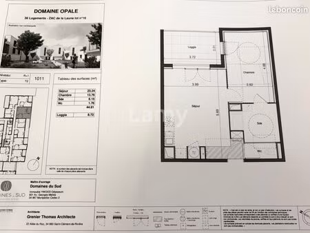 appartement 2 pièces 42 m²