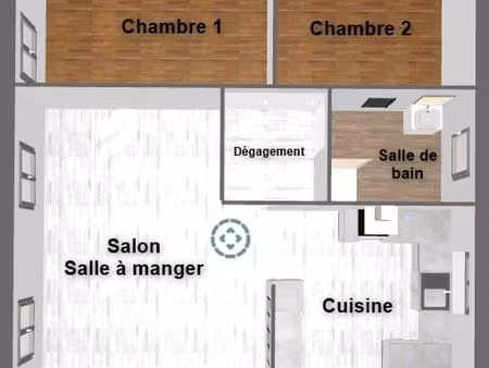 maison t3 à louer sur amilly
