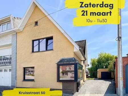 te koop  verrassend ruime halfopen bebouwing met garage e...