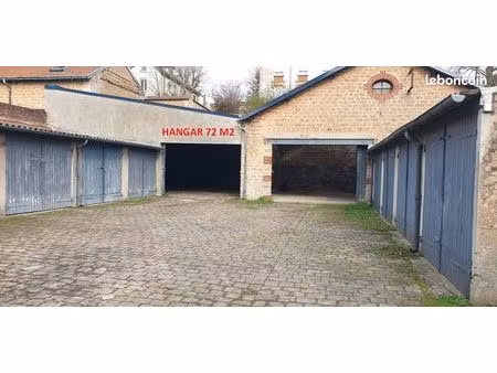 loue  sedan  garage hangar de 72 m2