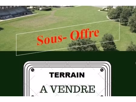 annonce terrain à vendre