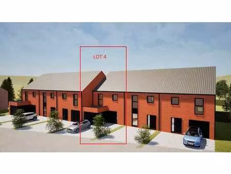 lot 4 - maison 3 façade + garage