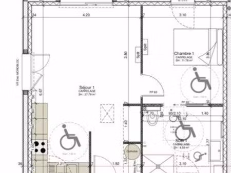 maison neuve 50 m2 centre ville etauliers