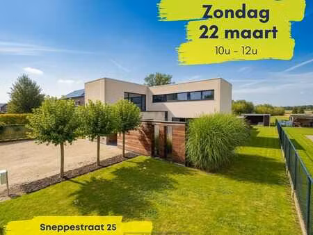 te koop  architectenwoning met panoramisch zicht te worte...