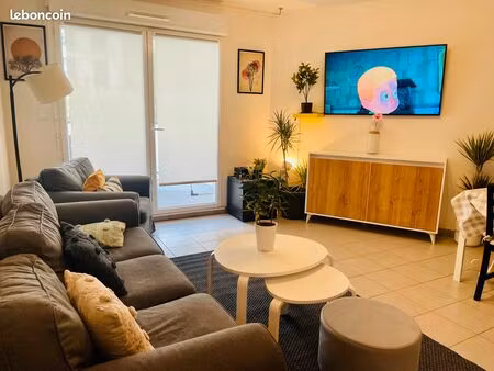 location meublée t3 tout confort – 67 m² avec terrasse et parking privatif