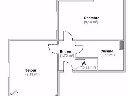 vente appartement 2 pièces 24 m² paris 14 (75014)
