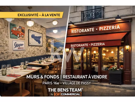 paris 16e – village de passy – murs et fonds de restauration