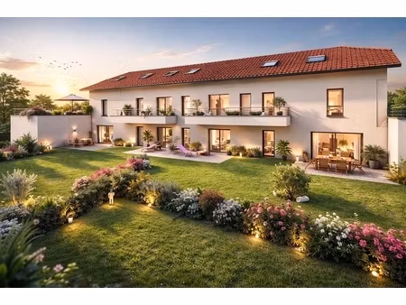 appartement à vendre 2 pièces viviers du lac (73) - 45 m2 en rdj avec terrasse et jardin  