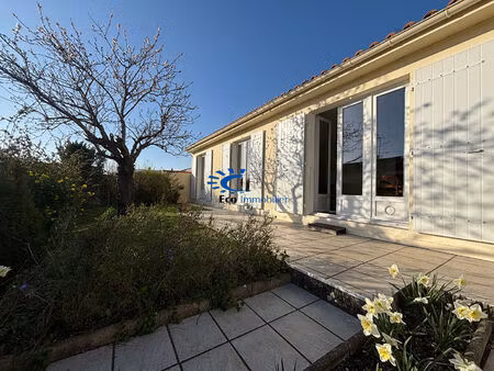 la rochelle maison plain pied 95 m² + garage et jardin