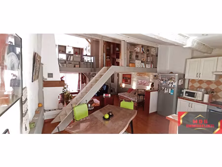 claira - maison de village 73 m2- 2pièces- garage + terrasse