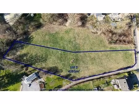 magnifique parcelle de terrain a olne libre de constructeur